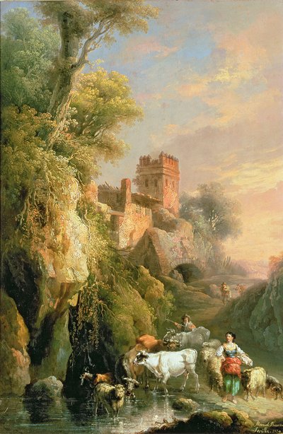 Spaans landschap door Manuel Barron y Carrillo